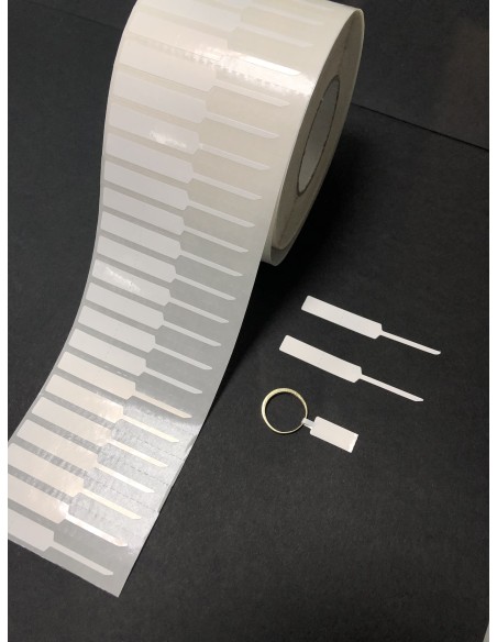 Etiquetas adhesivas para JOYERIA, rollo 4.000 Etiq - 65 x  8 mm