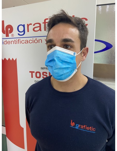 MASCARILLAS QUIRURJICAS ADULTO TIPO II R , AZUL