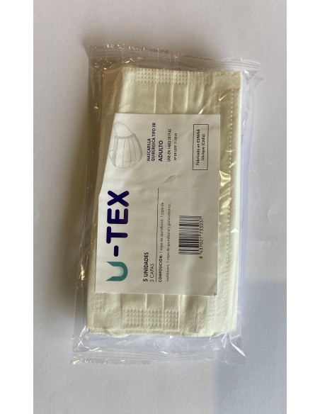 MASCARILLAS QUIRURJICAS ADULTO TIPO II R , BLANCA