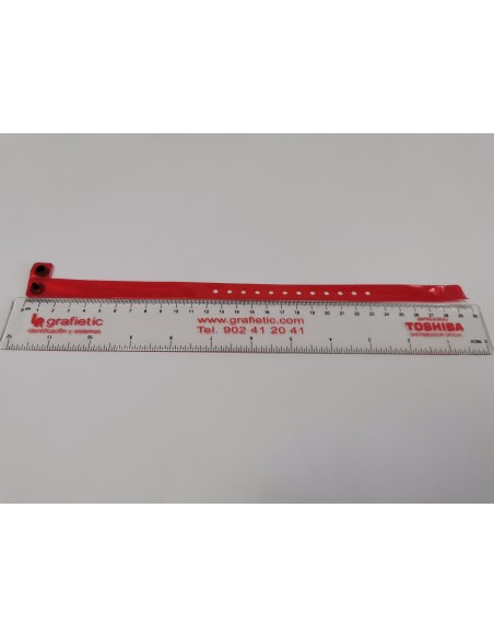 PULSERAS DE VINILO CLEARIMAGE CANDY APPLE  PACK DE 200 UD