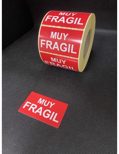 Rollo 1.000 Etiquetas adhesivas  "MUY...