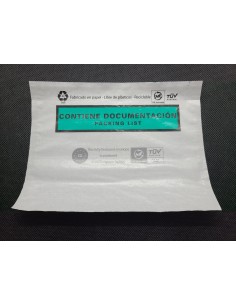 CAJA DE 1000 SOBRES GAMA PREMIUM ECOLÓGICA "CONTIENE DOCUMENTACION" 162 x 120 TAMAÑO PEQUEÑO 2