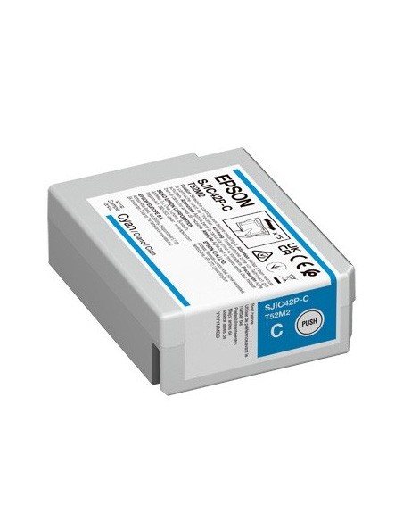 Cartucho tinta Cian EPSON  C4000e ref: C13T52M240