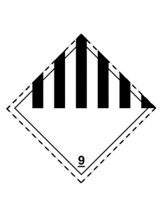 Etiquetas A.D.R. Rollo 500 etq.  Clase 9  "Materias y...