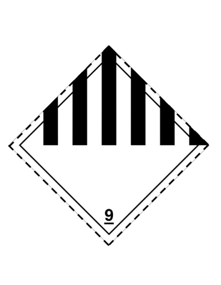 Etiquetas A.D.R. Rollo 500 etq.  Clase 9  "Materias y objetos peligrosos"