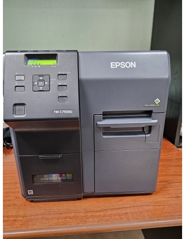 IMPRESORA EPSON COLORWORKS C-7500G. Cortador incluido. 2,6 KM