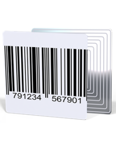 Rollo de 1.000 etiquetas 30x30 RF 8,2 MHz (Código de barras) 2