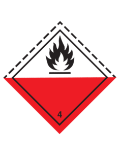 Etiquetas A.D.R Rollo 500 etq. Clase 4.2 "Materias...