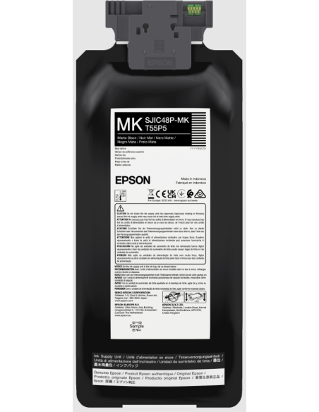 Cartucho tinta Negro Brillo EPSON C-8000 bk ref: C13T55P140