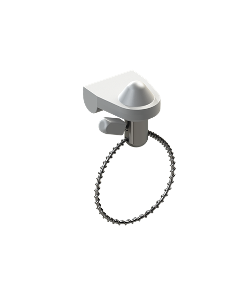 Etiqueta Bottle Tag AM Cierre METÁLICO. Caja 100 uds.