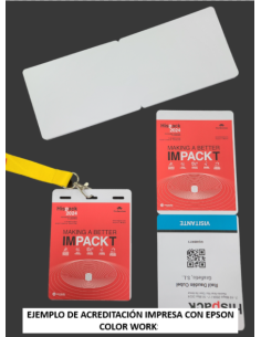 ROLLO DE 500 CARTULINAS "ACREDITACIONES" 100 mm x 265 mm 2