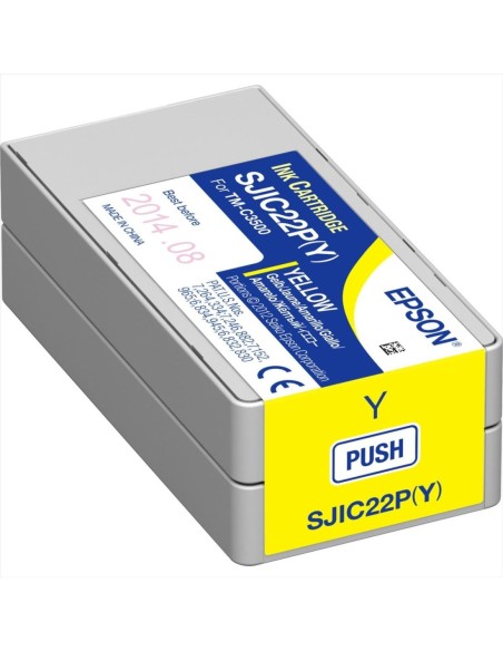 * CARTUCHO TINTA AMARILLO EPSON TM-C3500 (SIN CAJA)