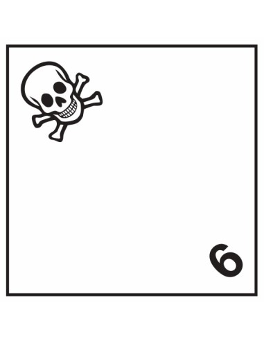 Pack 10 unidades 300 x 300 mm.  Clase 6.1...