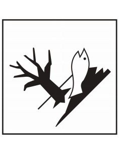 Pack 10 unidades 300 x 300 mm. "Peligroso para el Medio...