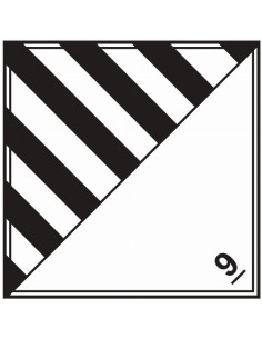 Pack 10 unidades 300 x 300 mm. Clase 9 "Miscelaneos""