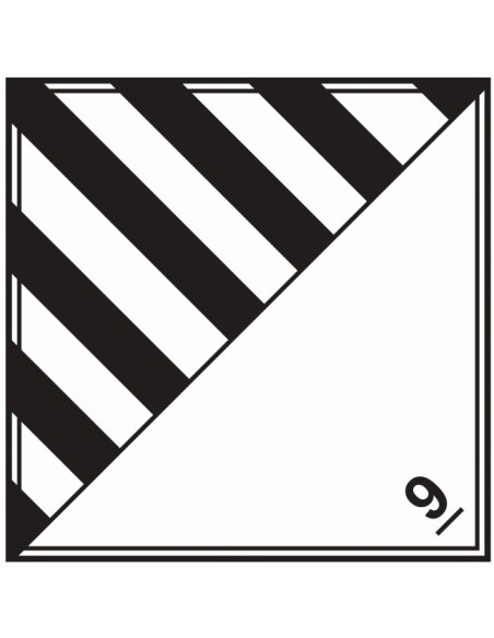 Pack 10 unidades 300 x 300 mm. Clase 9 "Miscelaneos""