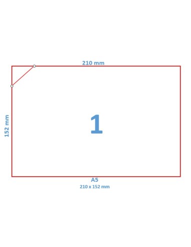 ETIQUETA ADHESIVA 210x152 EN HOJA DIN A5 -1.200...