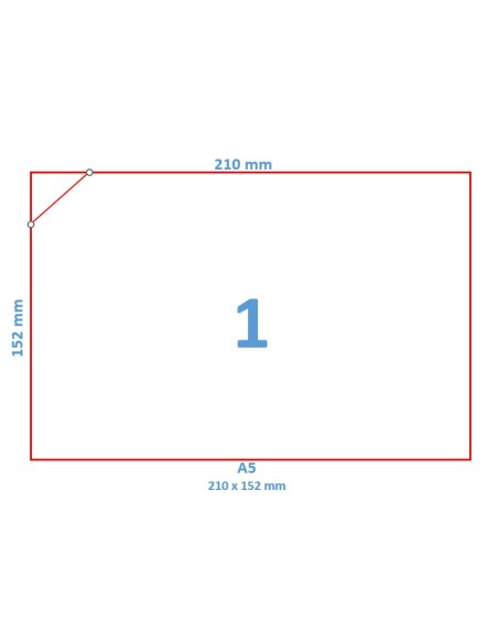 ETIQUETA ADHESIVA 210x152 EN HOJA DIN A5 -1.200 HOJAS