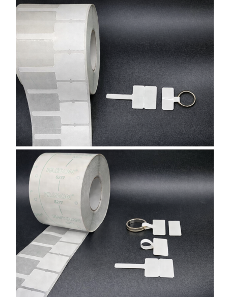 Etiquetas adhesivas para JOYERIA, rollo 1.500 Etiq - 65 x  30 mm