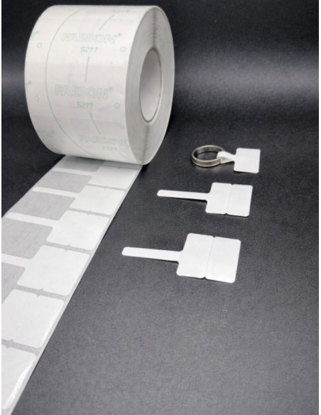 Etiquetas adhesivas para JOYERIA, rollo 1.500 Etiq - 65 x  30 mm