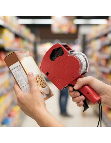 Marcadora etiqueta para precio tienda etiquetas