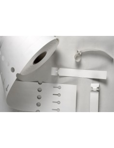 Rollo 2,5 Mill. Etiq. Viveros Boucle POL. con cupon 25CM*254MM-4  BLANCAS 2