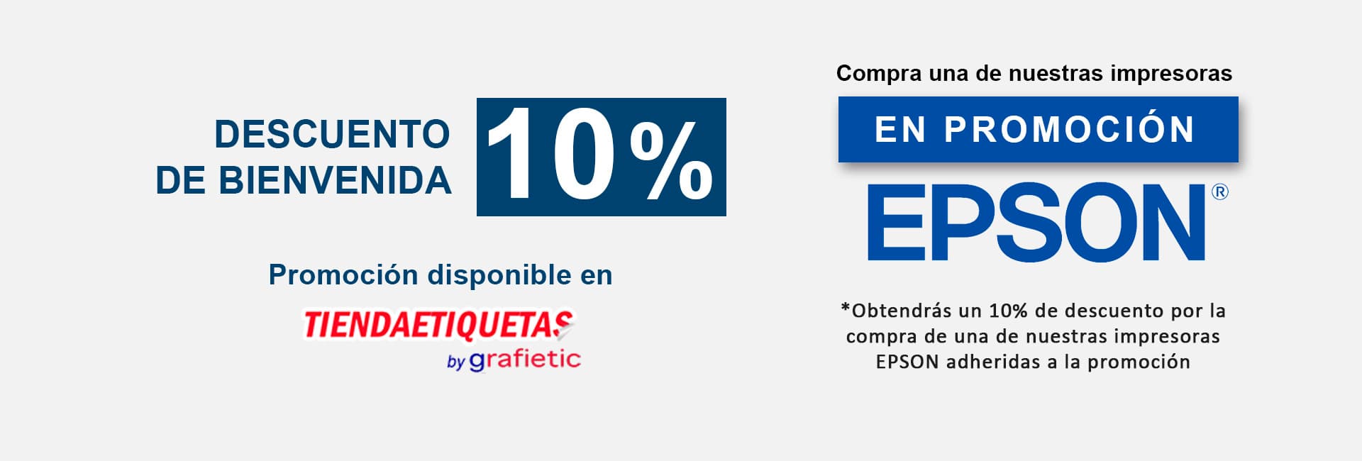 descuento compra promoción de bienvenida